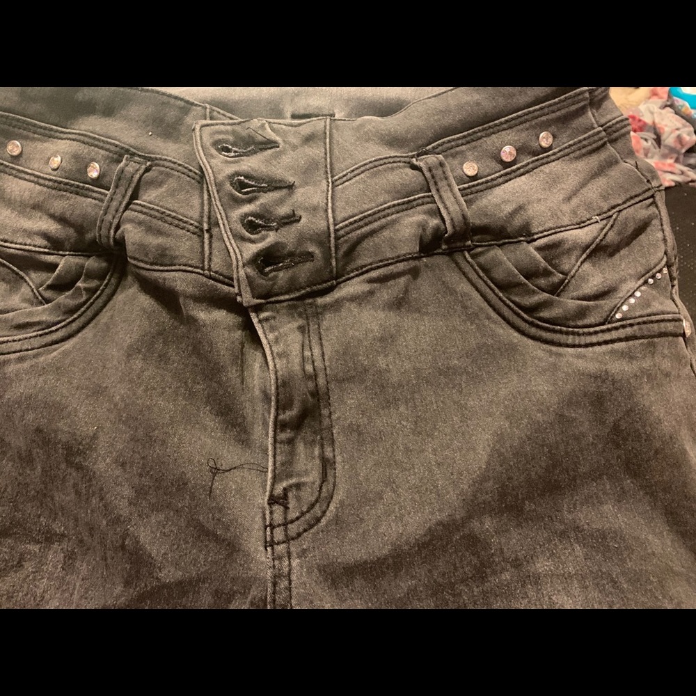 Silver Diva black jeans